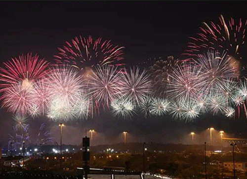 滦南县焰火晚会